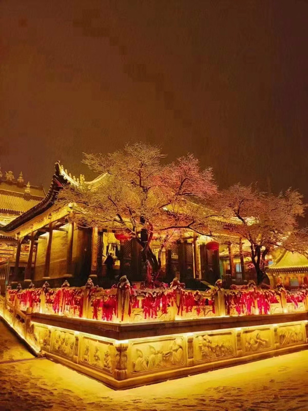 寺廟夜景——四川成渝高速公路股份有限公司成渝分公司高華慶_副本