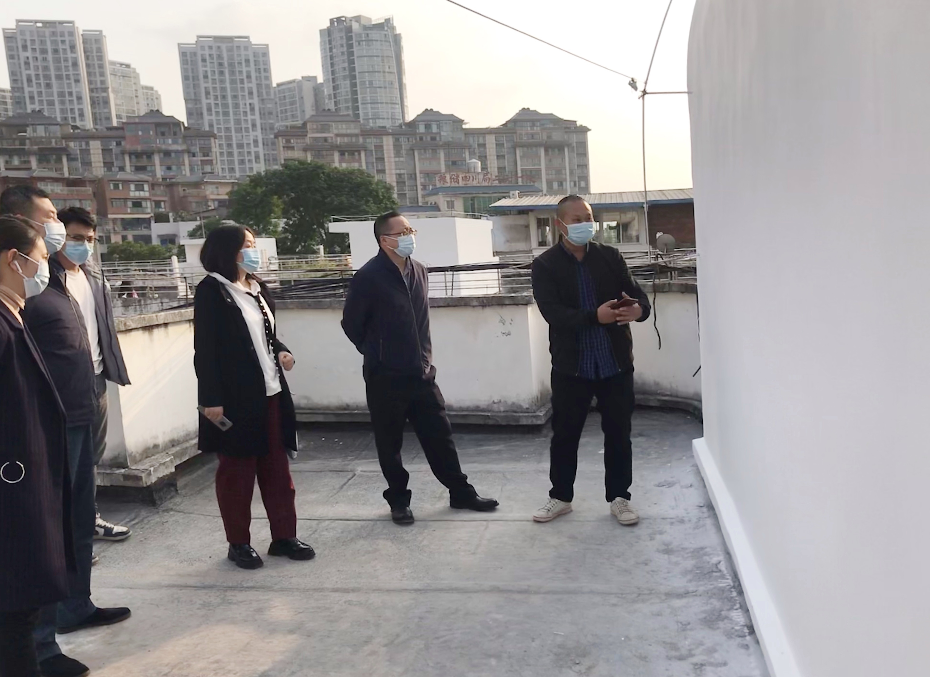 資陽管理處開展成渝高速資中生活區(qū)碉樓整改工程竣工驗(yàn)收工作