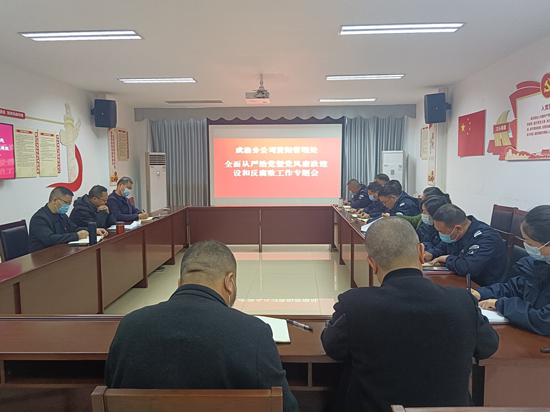 12.7+鄭媛+資陽管理處黨總支召開全面從嚴治黨暨黨風廉政建設和反腐敗工作專題會