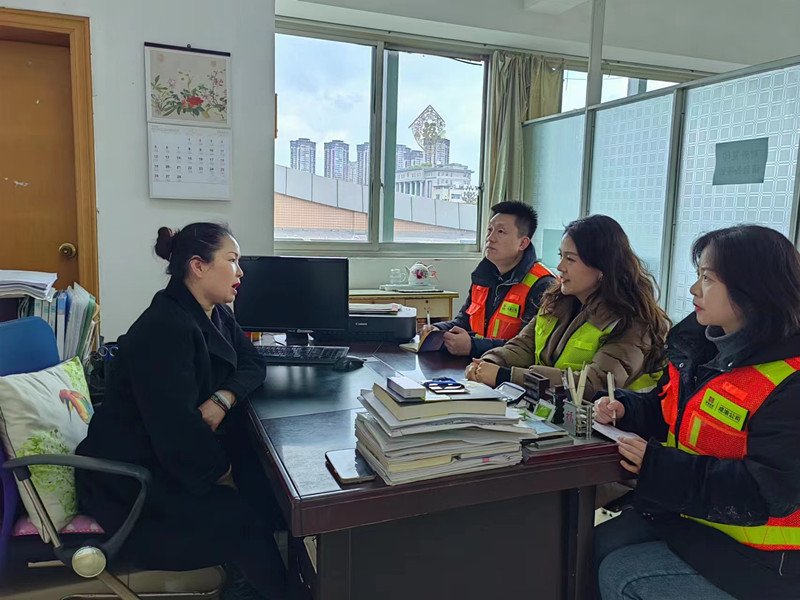 內江管理處實地走訪調查沿線物流企業