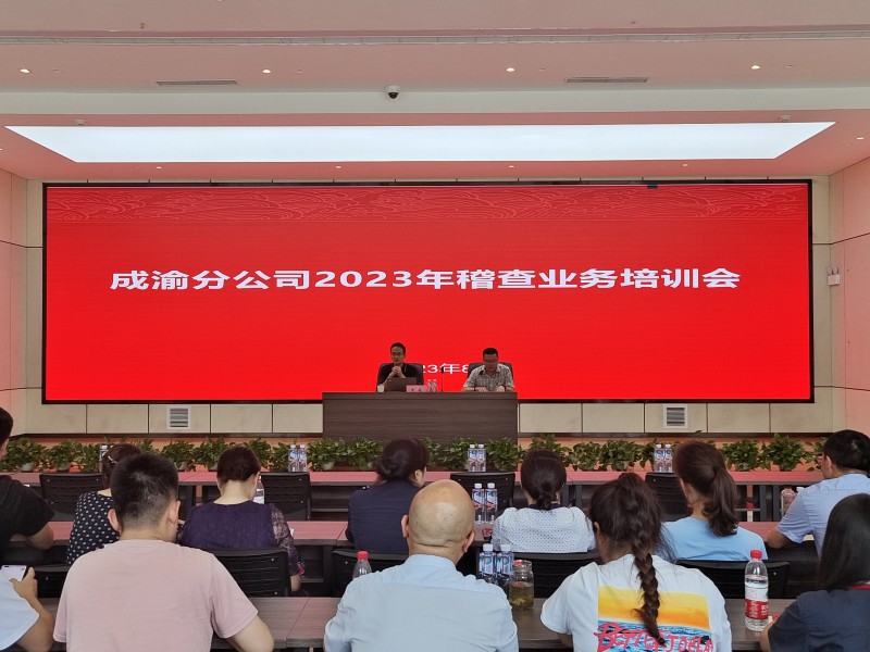 成渝分公司組織開(kāi)展稽查業(yè)務(wù)培訓(xùn)