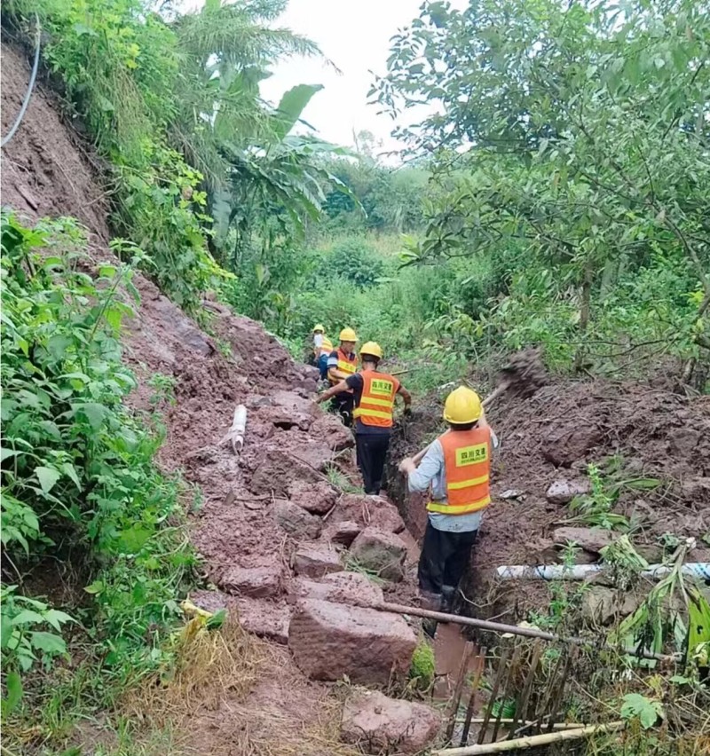 “汛”速出擊 內江管理處全力開啟雨后“修復模式”